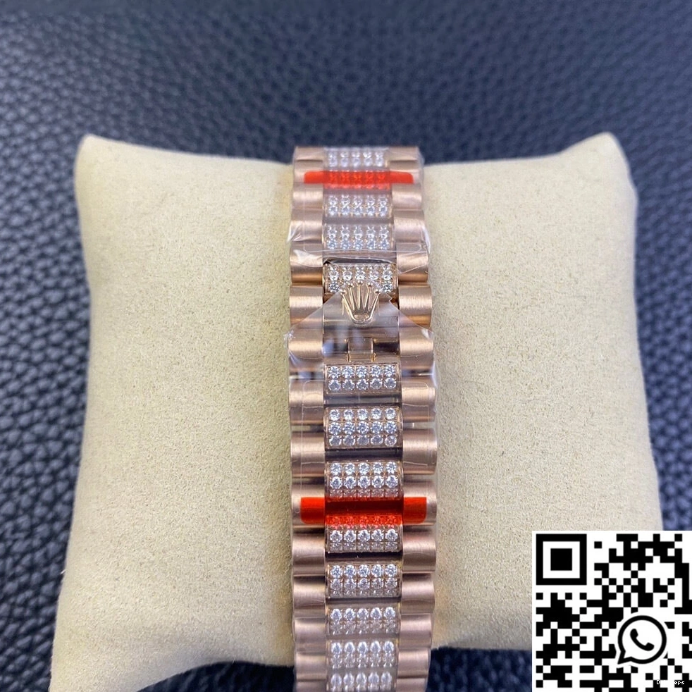 996 M128345rbr-0041 Day Rolex Factory Date Strap EW Comfortable Diamond 0812
